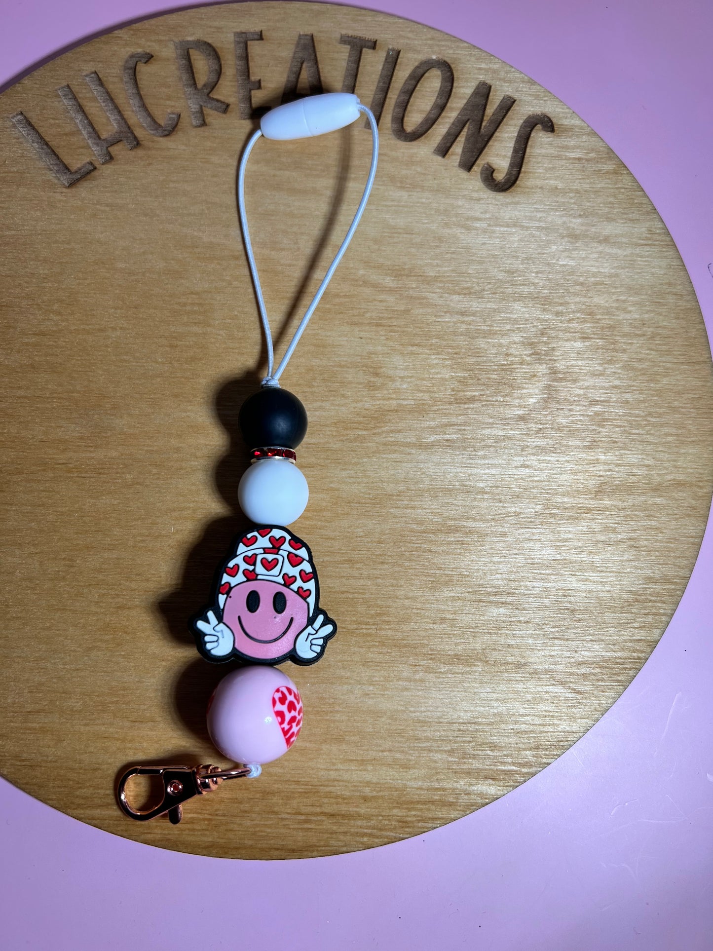 Smiley Valentine’s Freshie Hanger