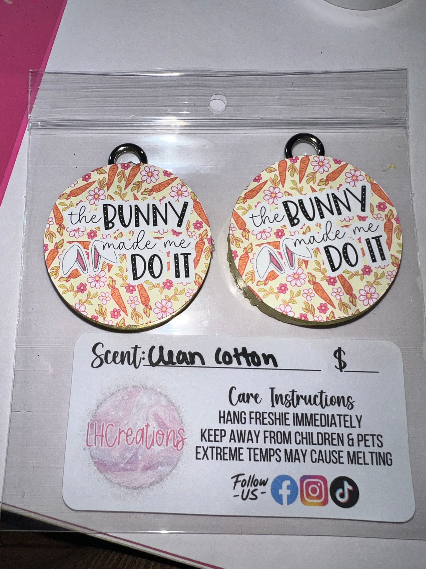 The bunny made me do it vents
