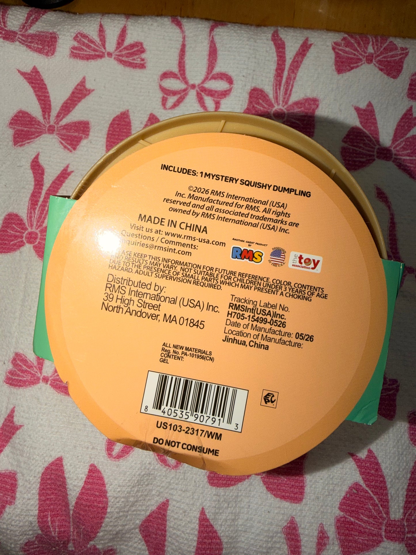 Tie Dye Edition RMS Dumpling