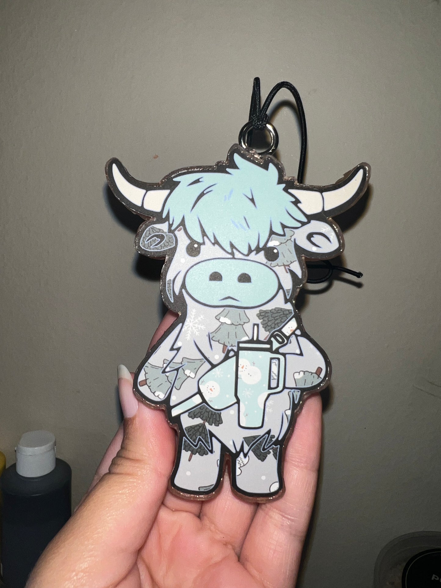 Christmas Highland Cow