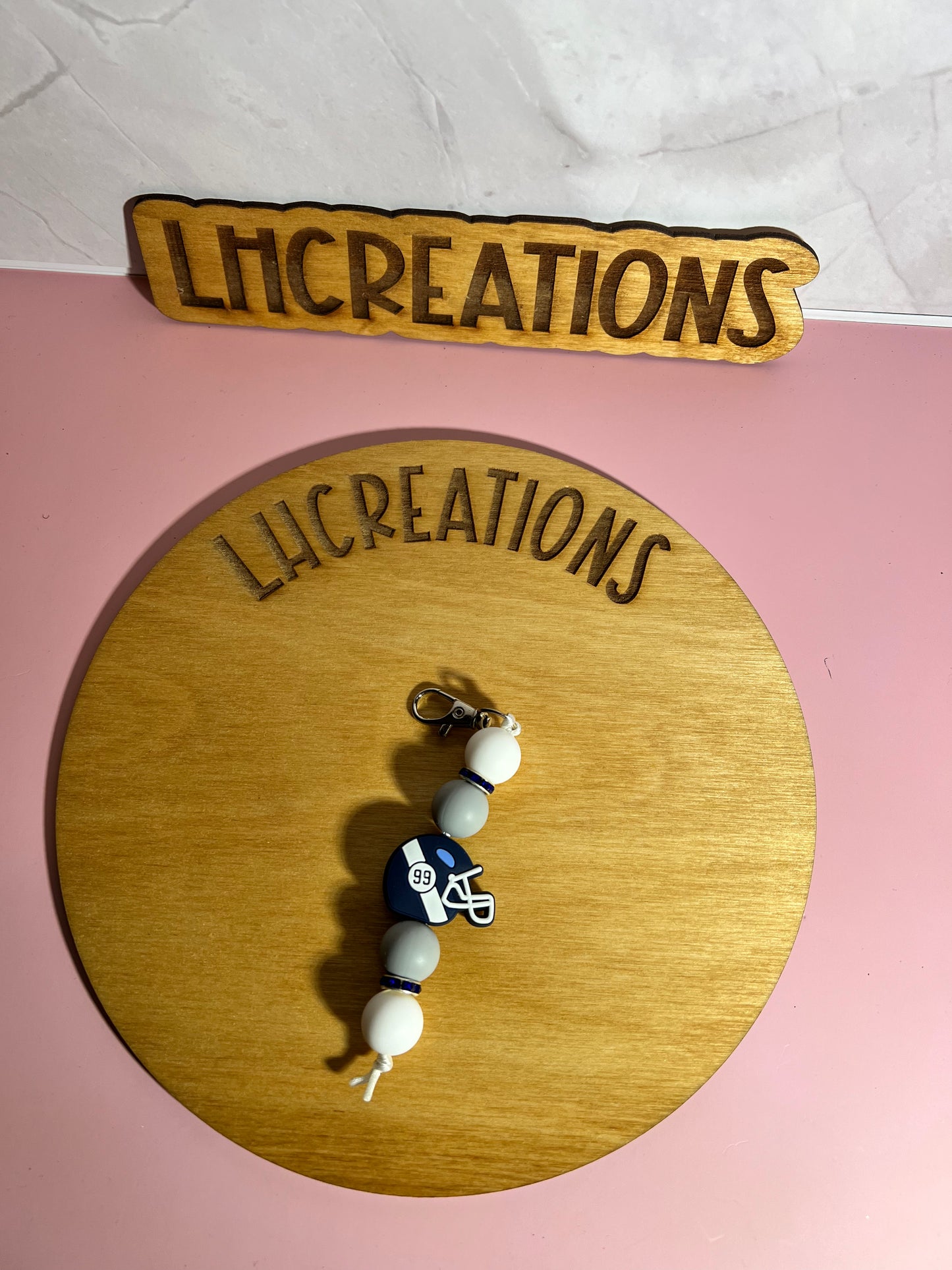 Football keychain