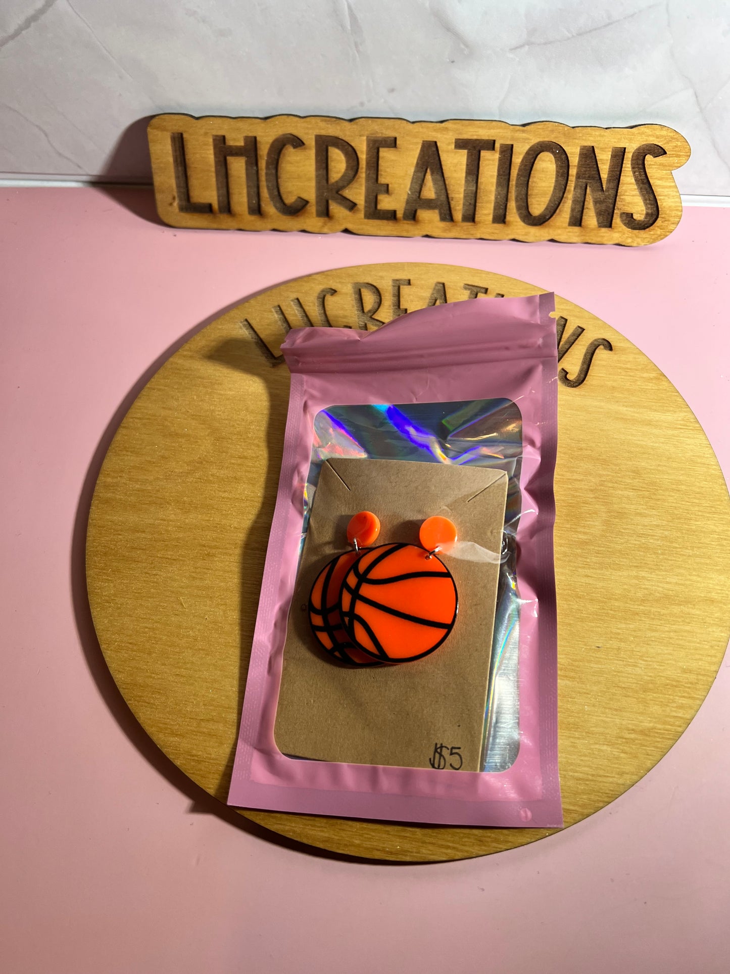 Basketball Earrings