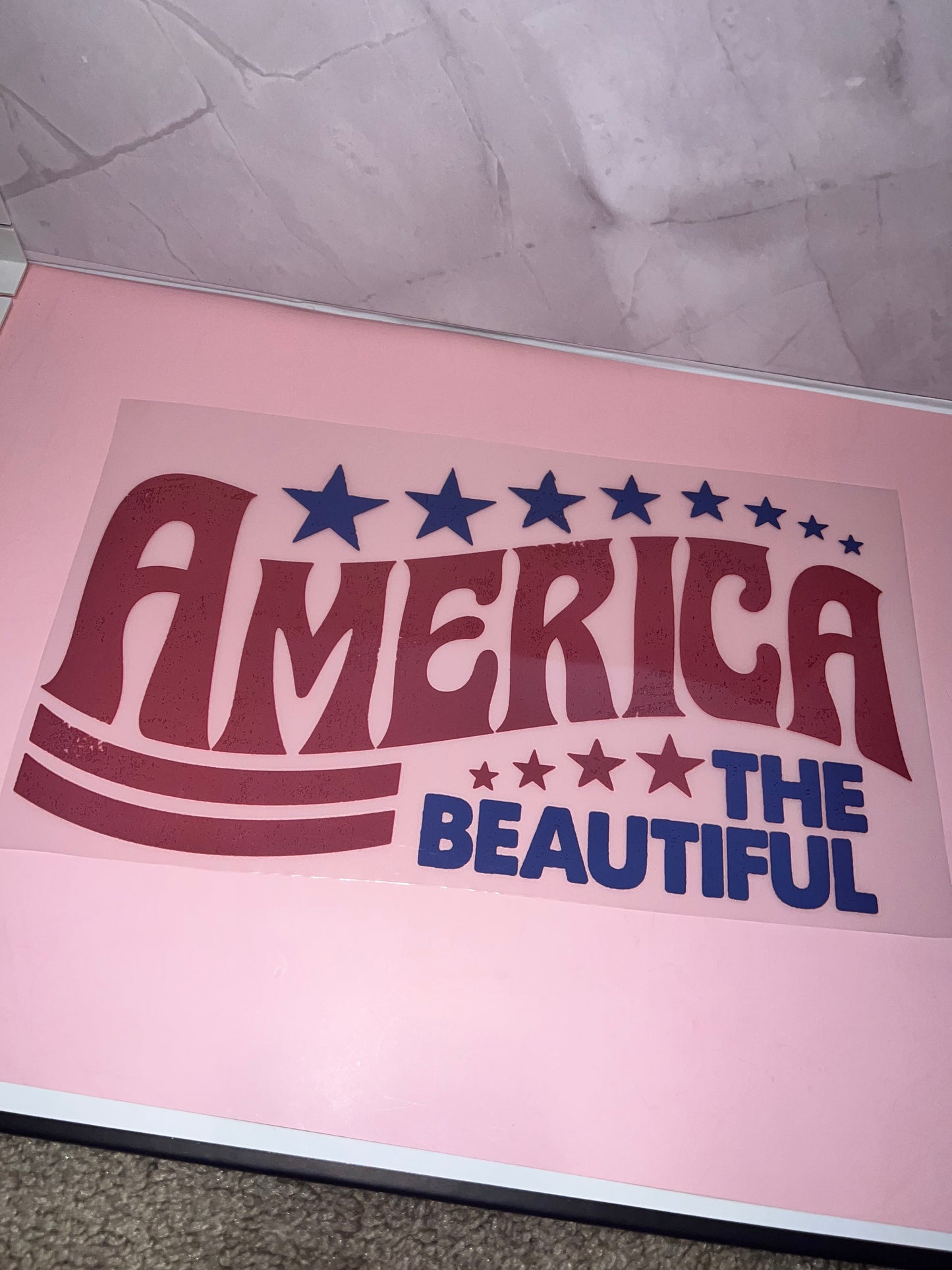 America the beautiful transfer