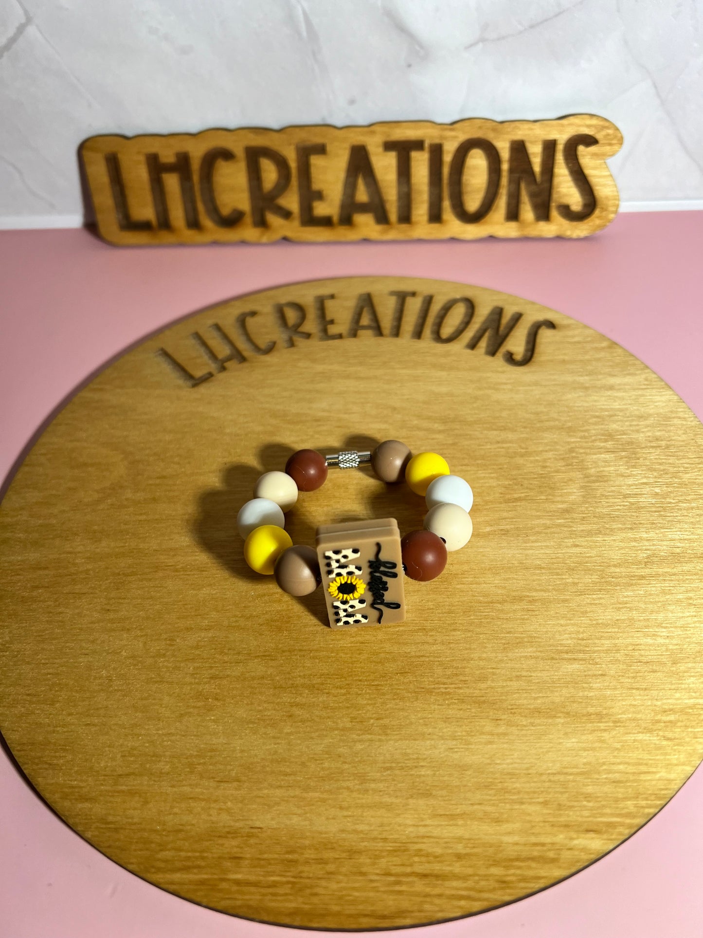Blessed Mom Cup Charm
