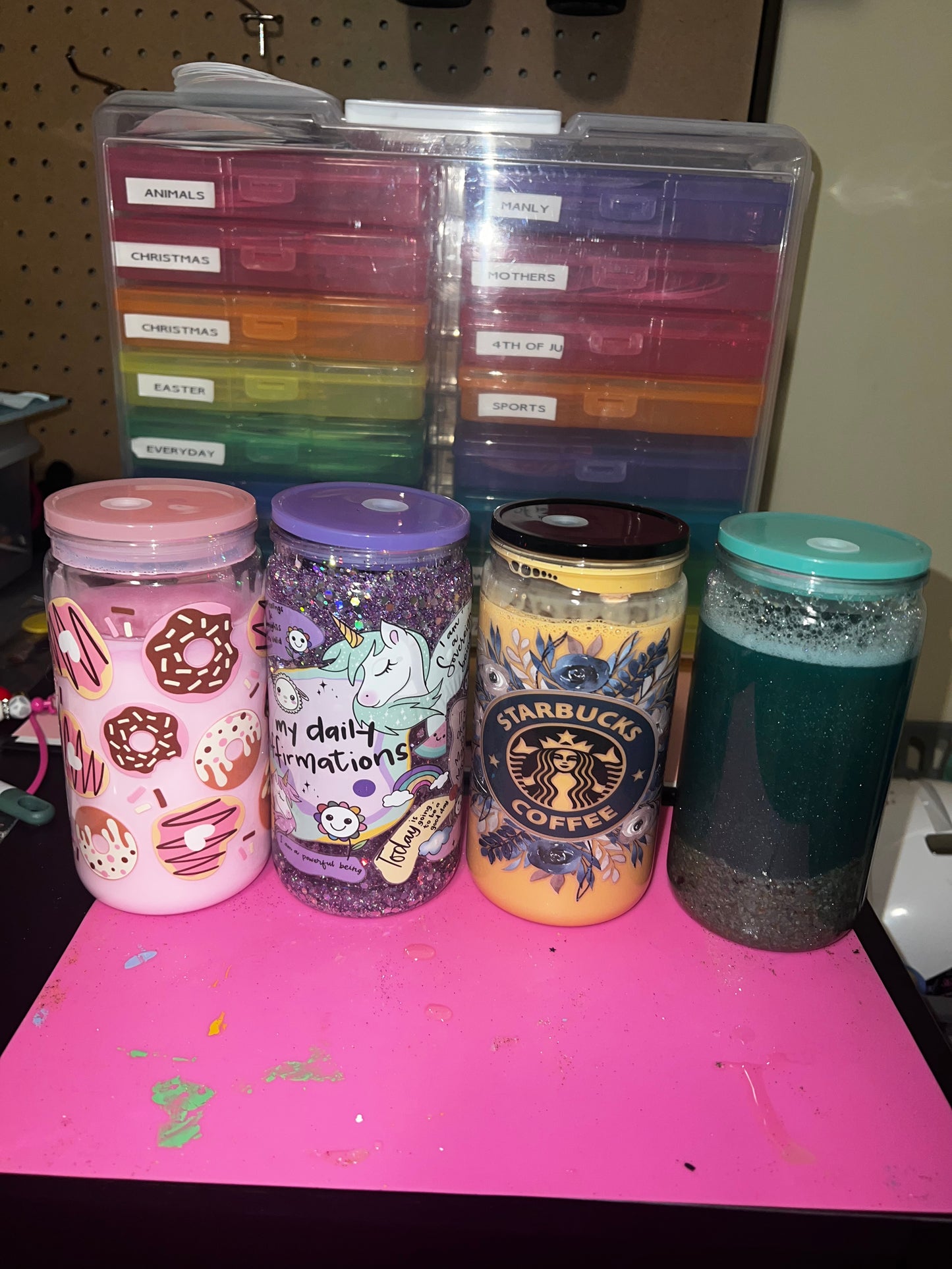 Custom Snowglobe Tumbler