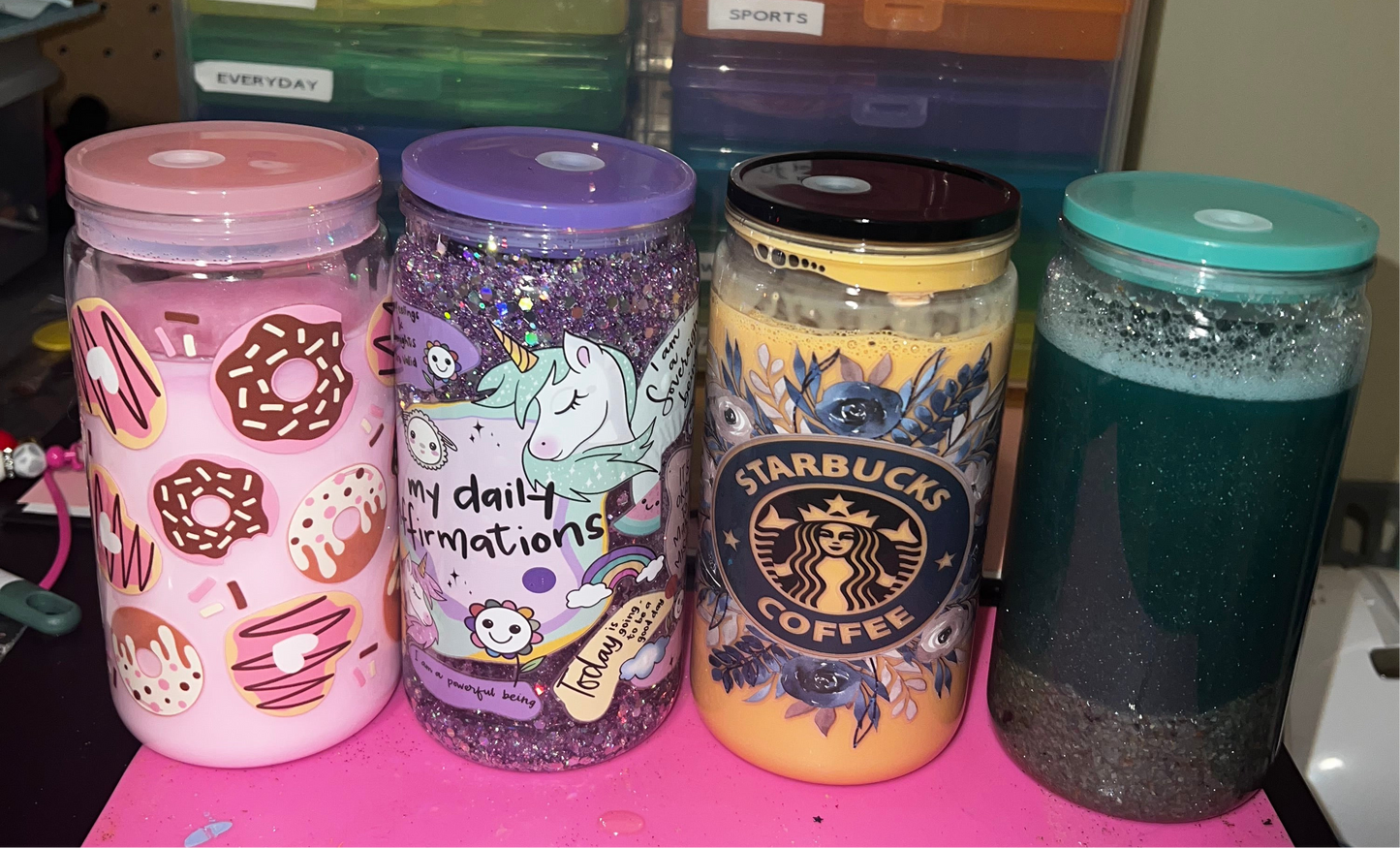Custom Snowglobe Tumbler