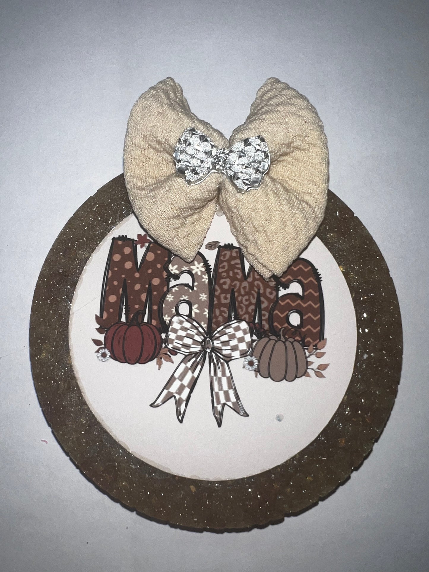 Mama Fall Bow Freshie