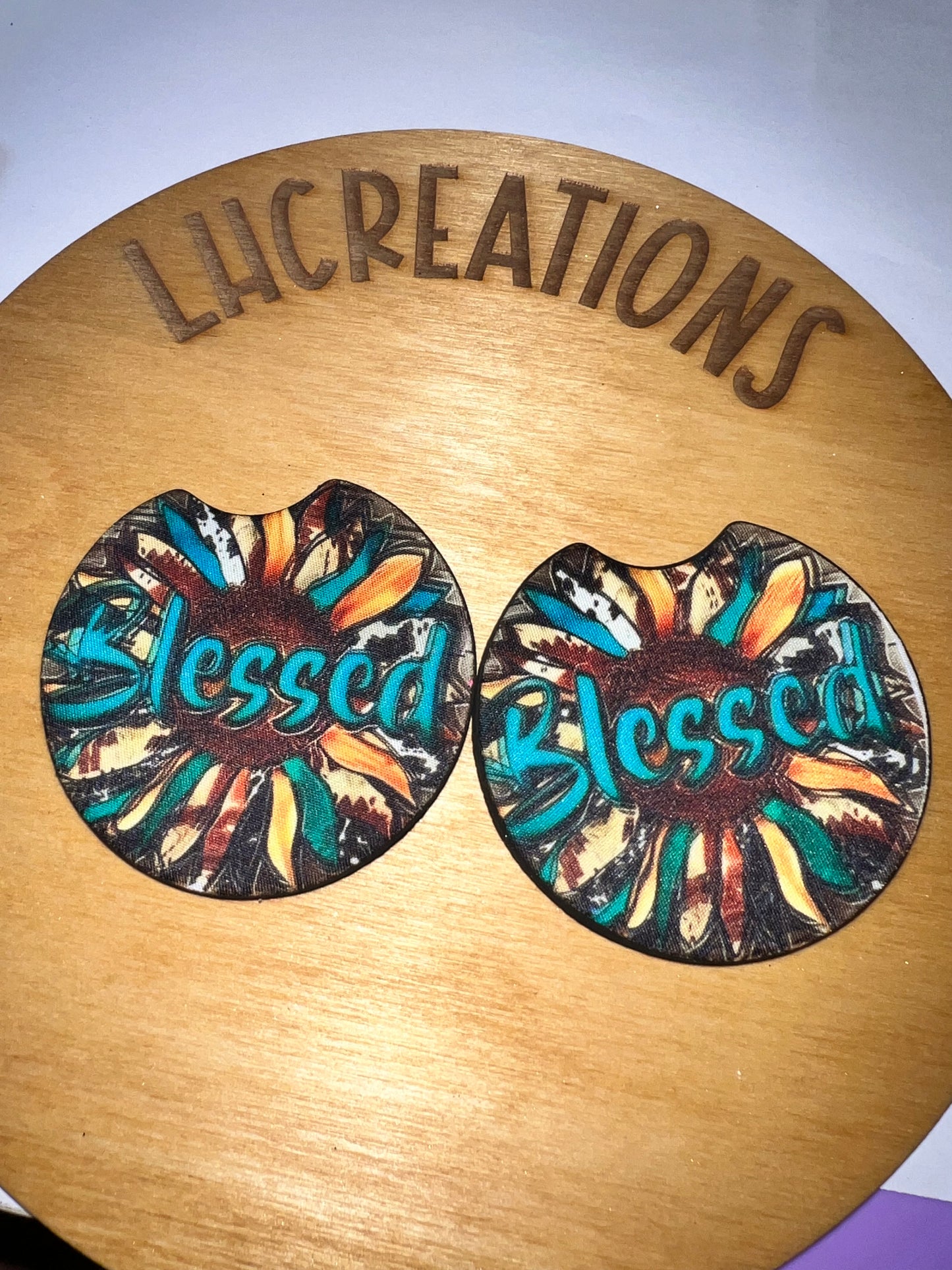 Blessed Car Coaster