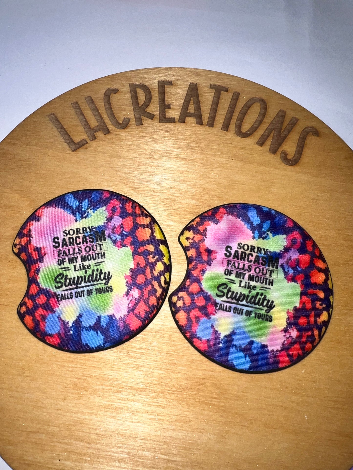 Sarcasm Car Coaster