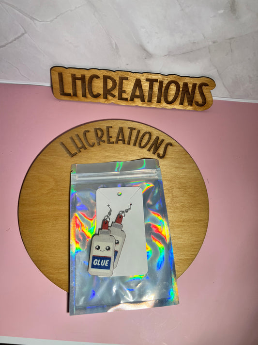 Glue Bottle Earrings
