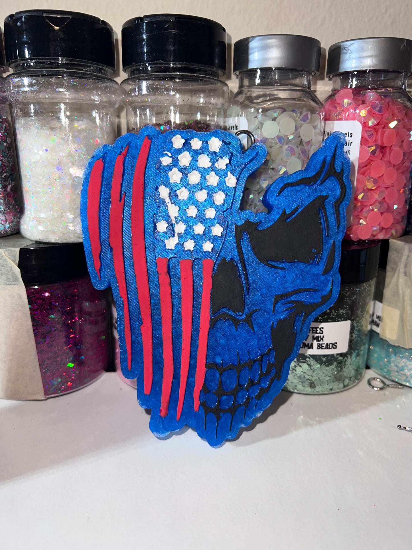 American Flag Skull