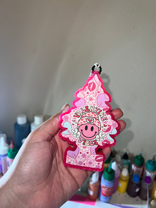 Valentine’s Vibes mini tree freshie
