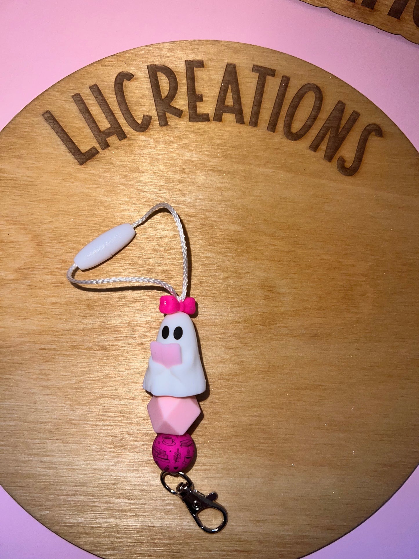 Pink Ghost Hanger