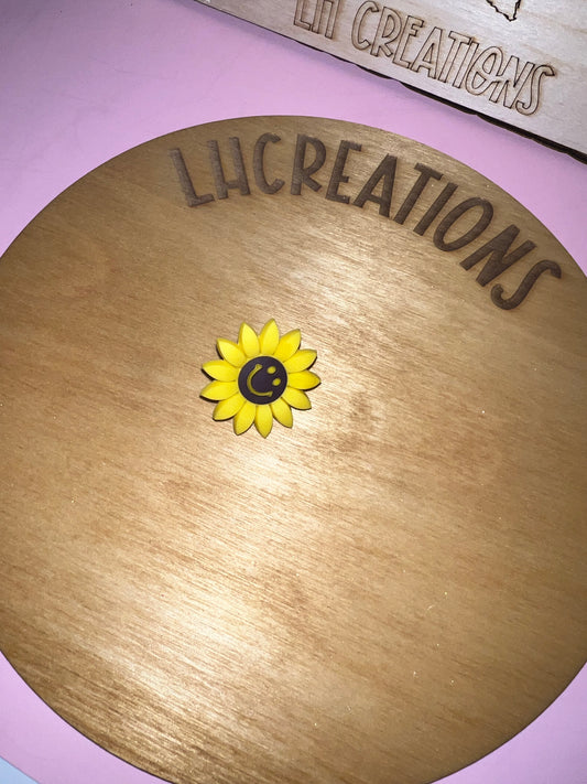 Sunflower Straw Charm
