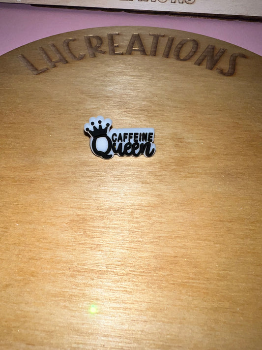 Caffeine Queen Straw Charm