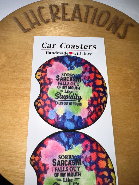 Sarcasm Car Coaster