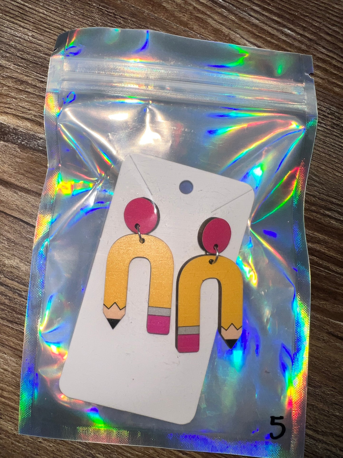 Pencil earrings