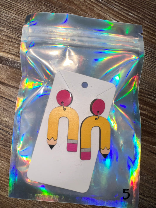 Pencil earrings