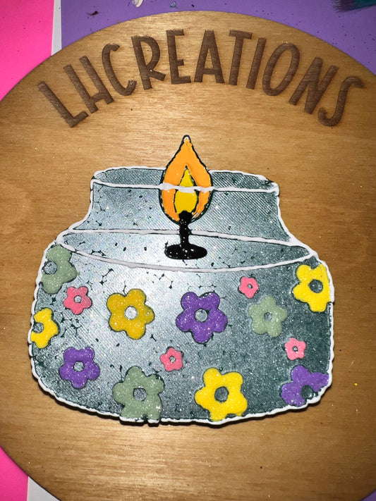 Flower Candle Freshie