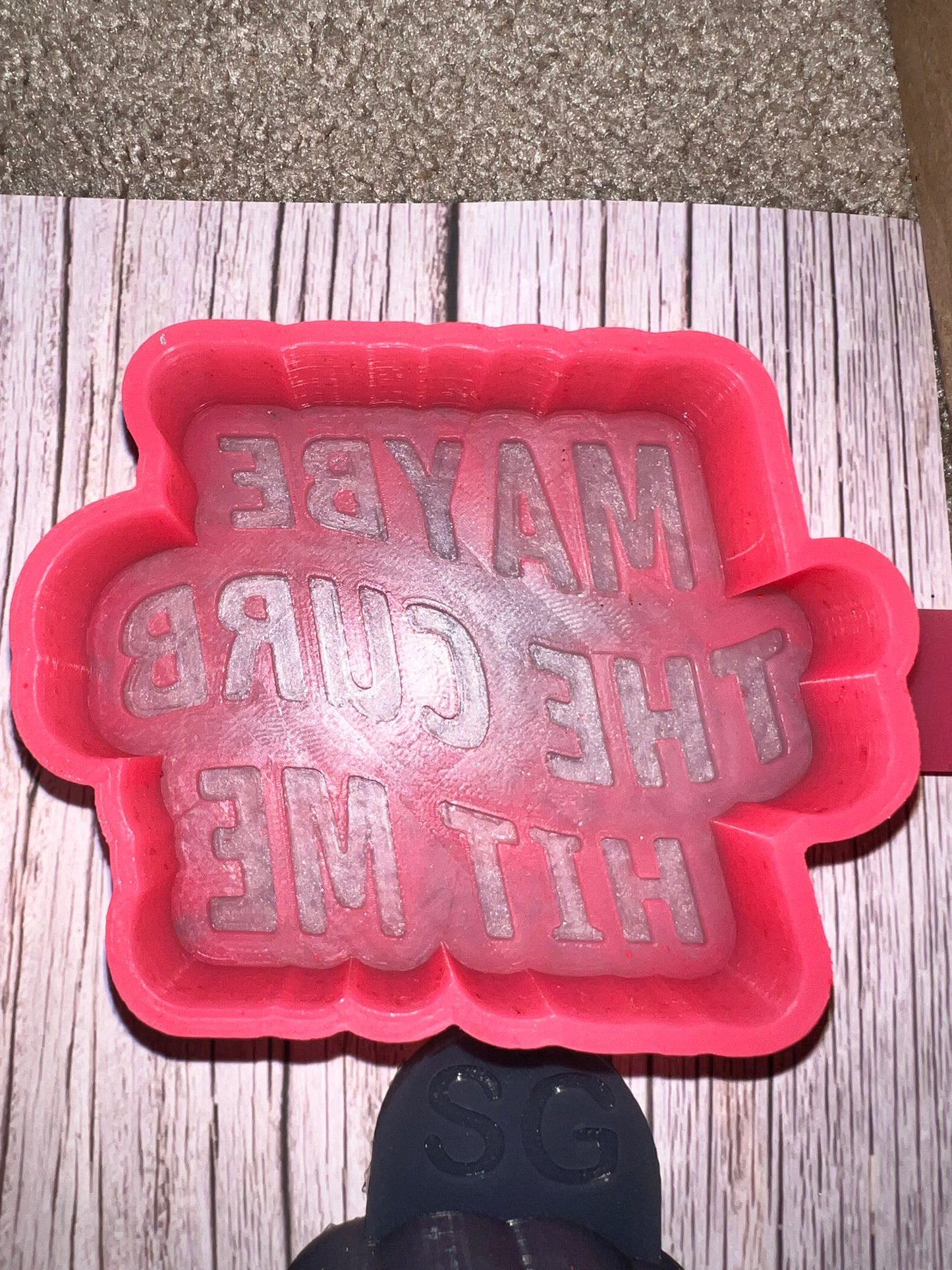 Maybe the curb hit me mold