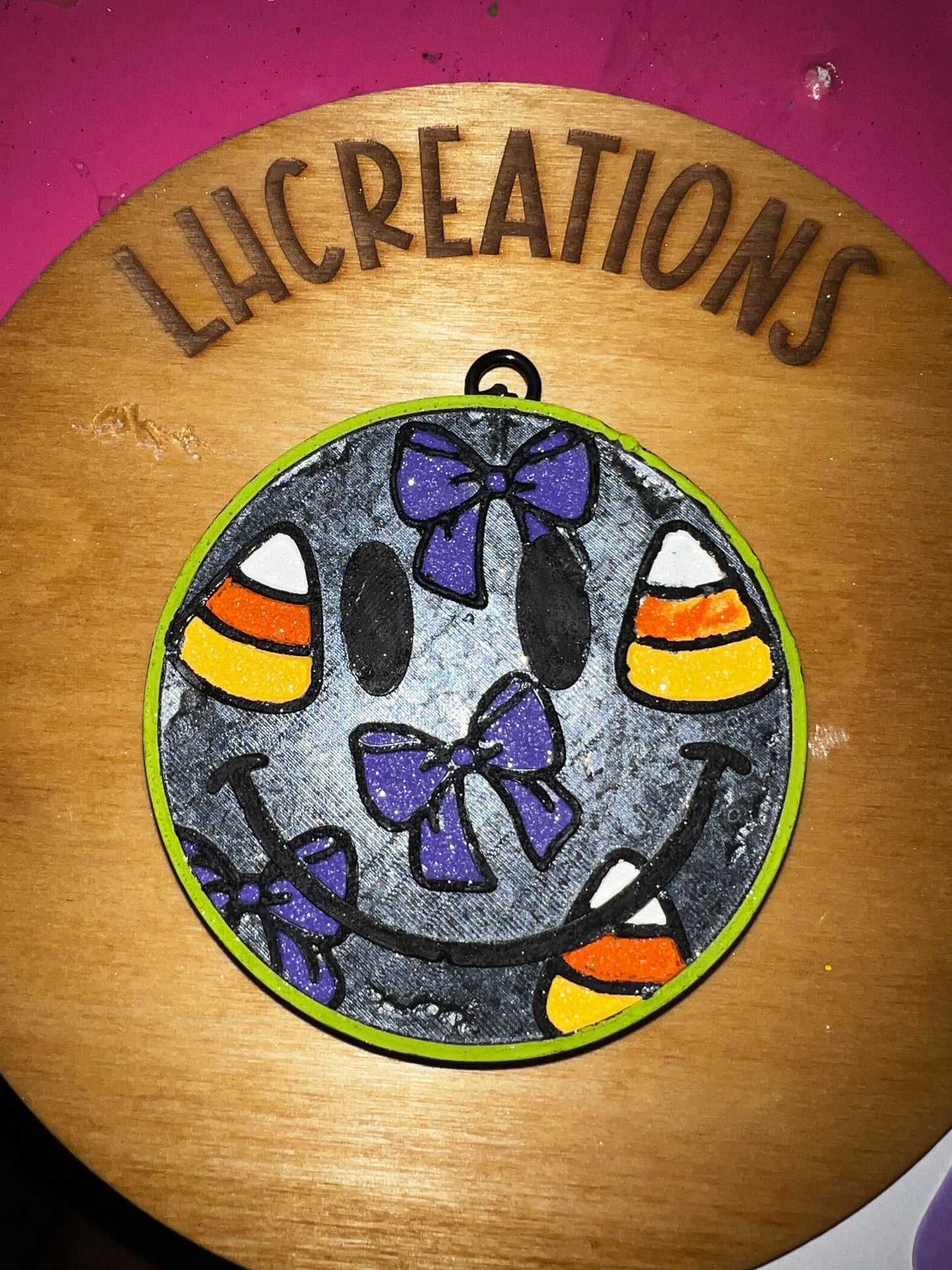 Halloween Smiley Bows