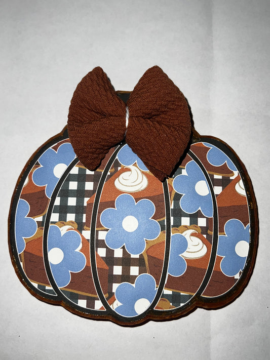 Floral Fall Pumpkin