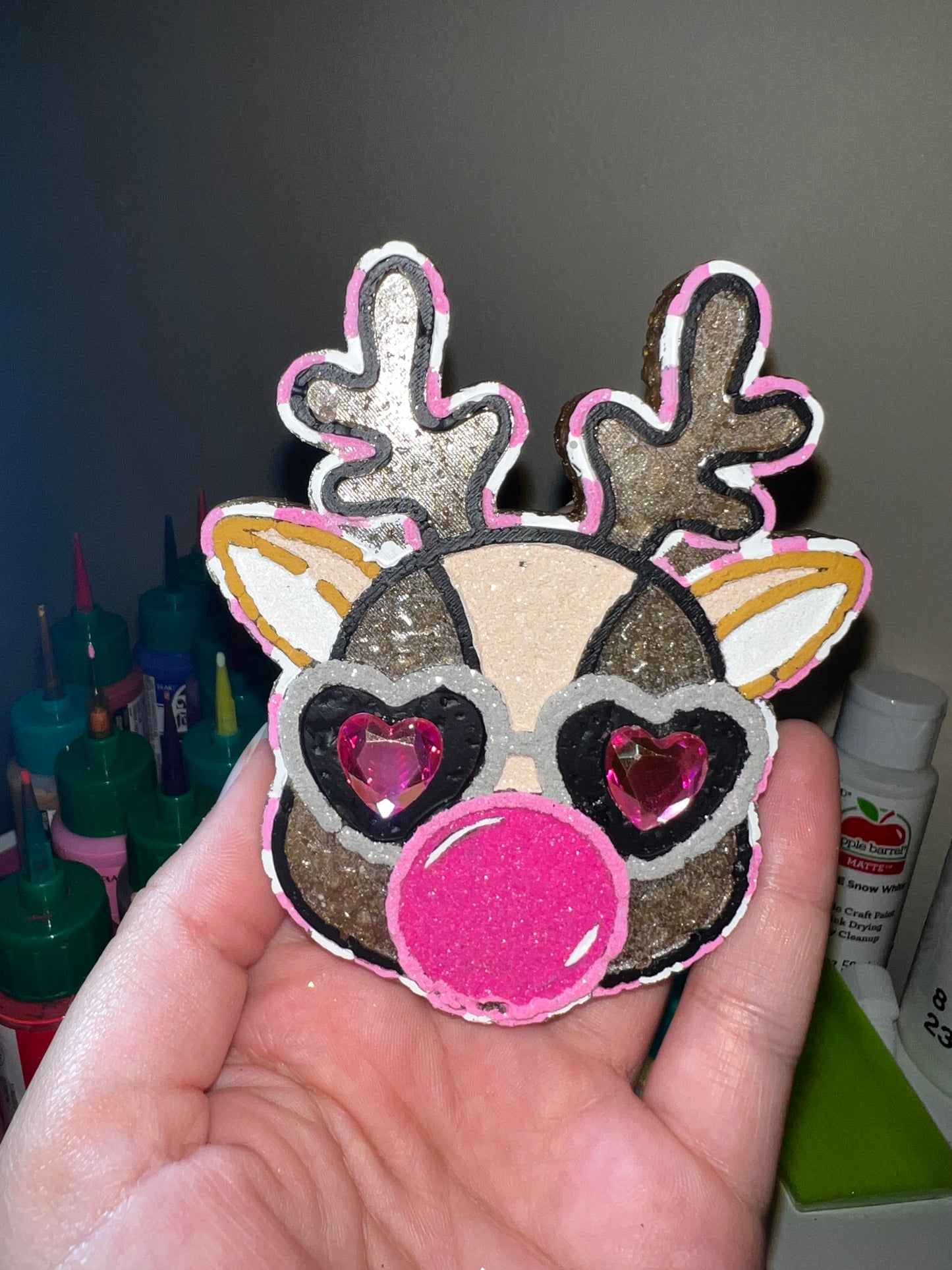 Bubblegum Reindeer Freshie