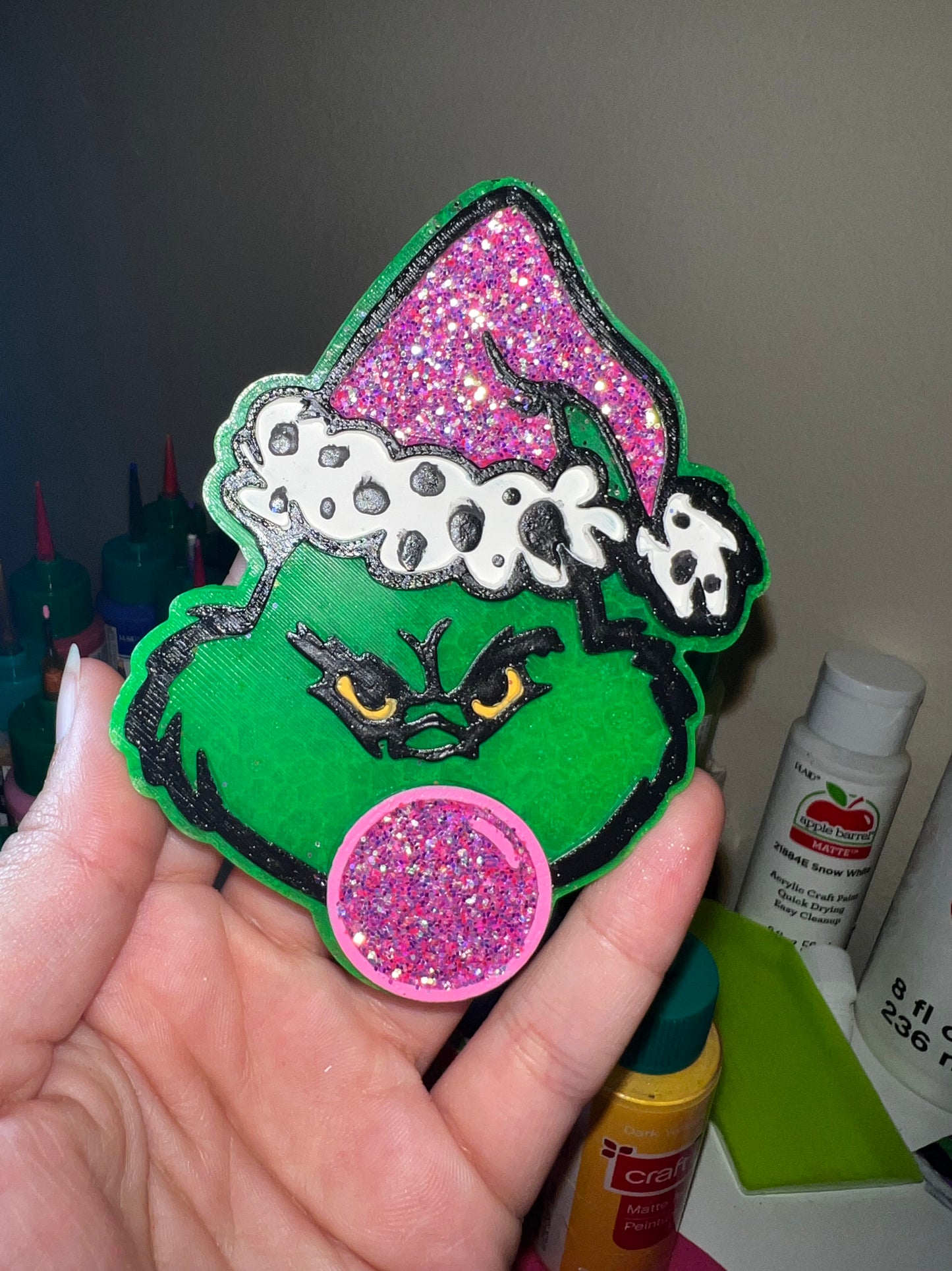 Bubblegum Grinch Freshie