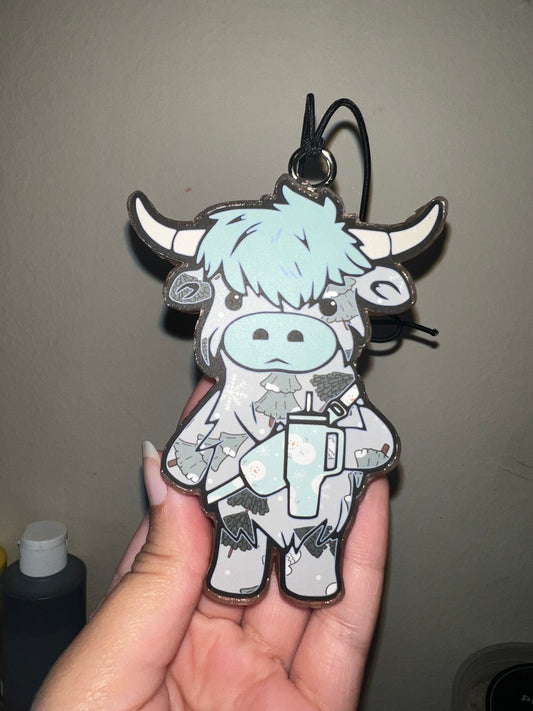 Christmas Highland Cow