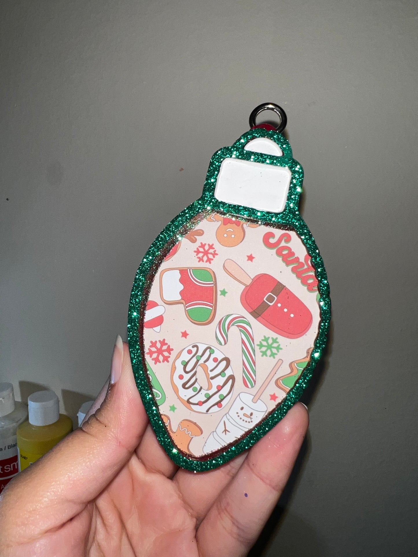 Christmas Lightbuld Freshie w/Bow