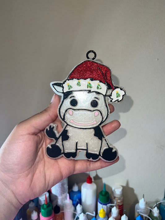 Santa Cow Freshie