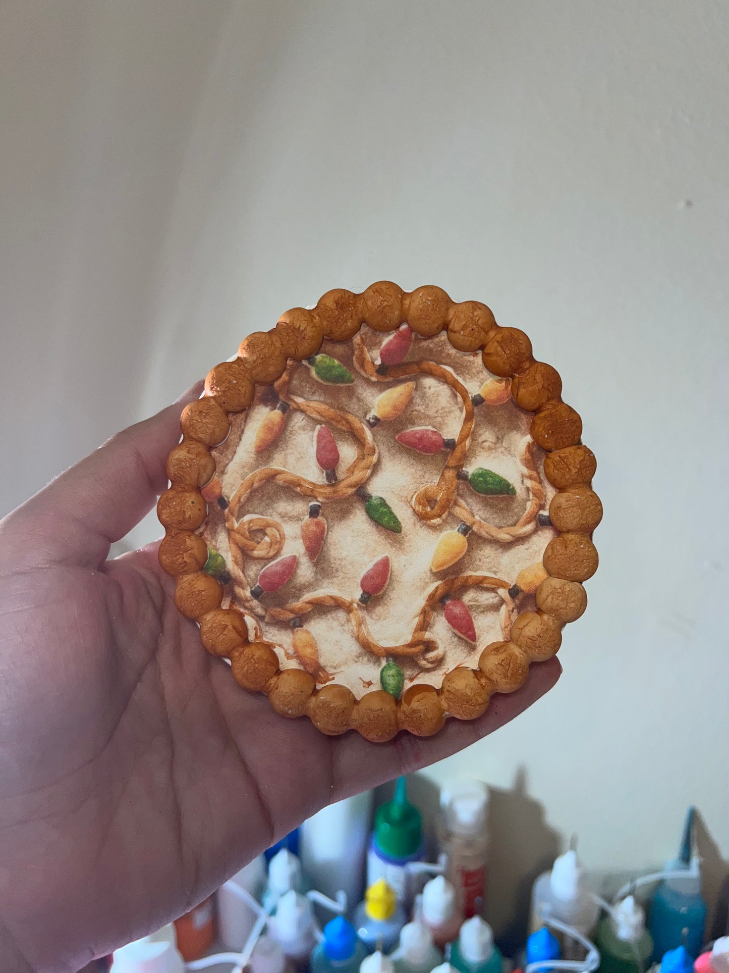 3D Christmas Pie Freshie