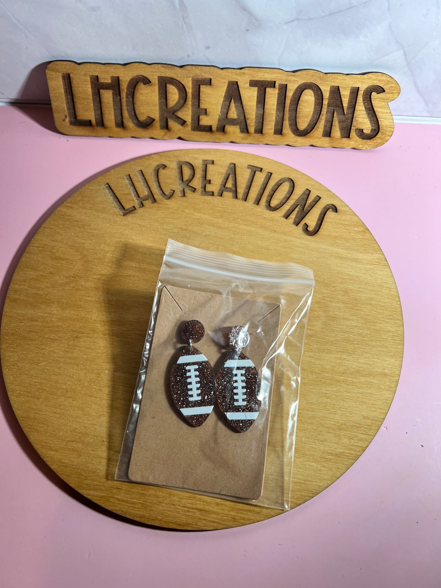 Football Earrings