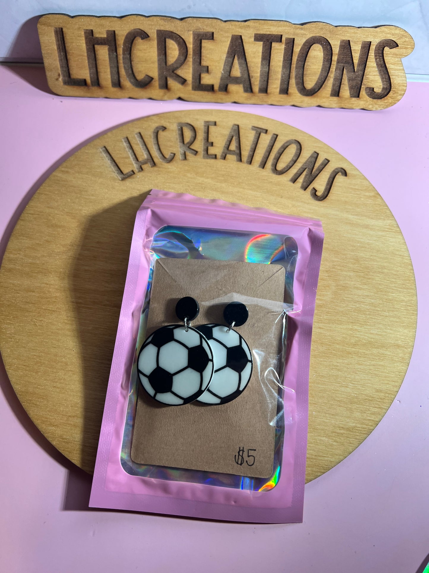 Soccer Earrings