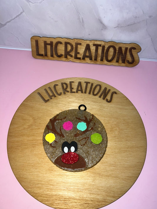 Reindeer Ornament Freshie