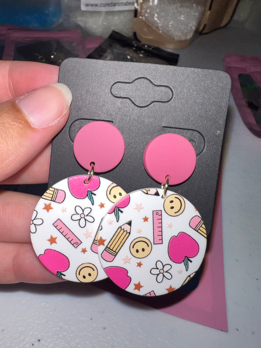 Teacher Emoji Earrings
