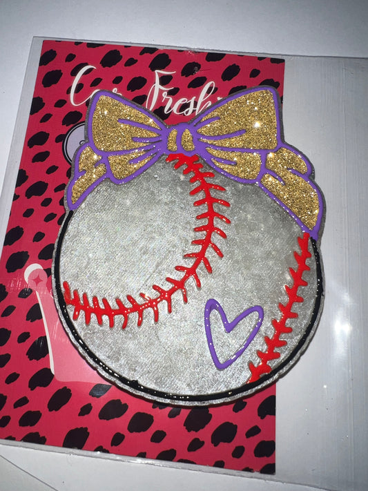 Purple and Gold Baseball