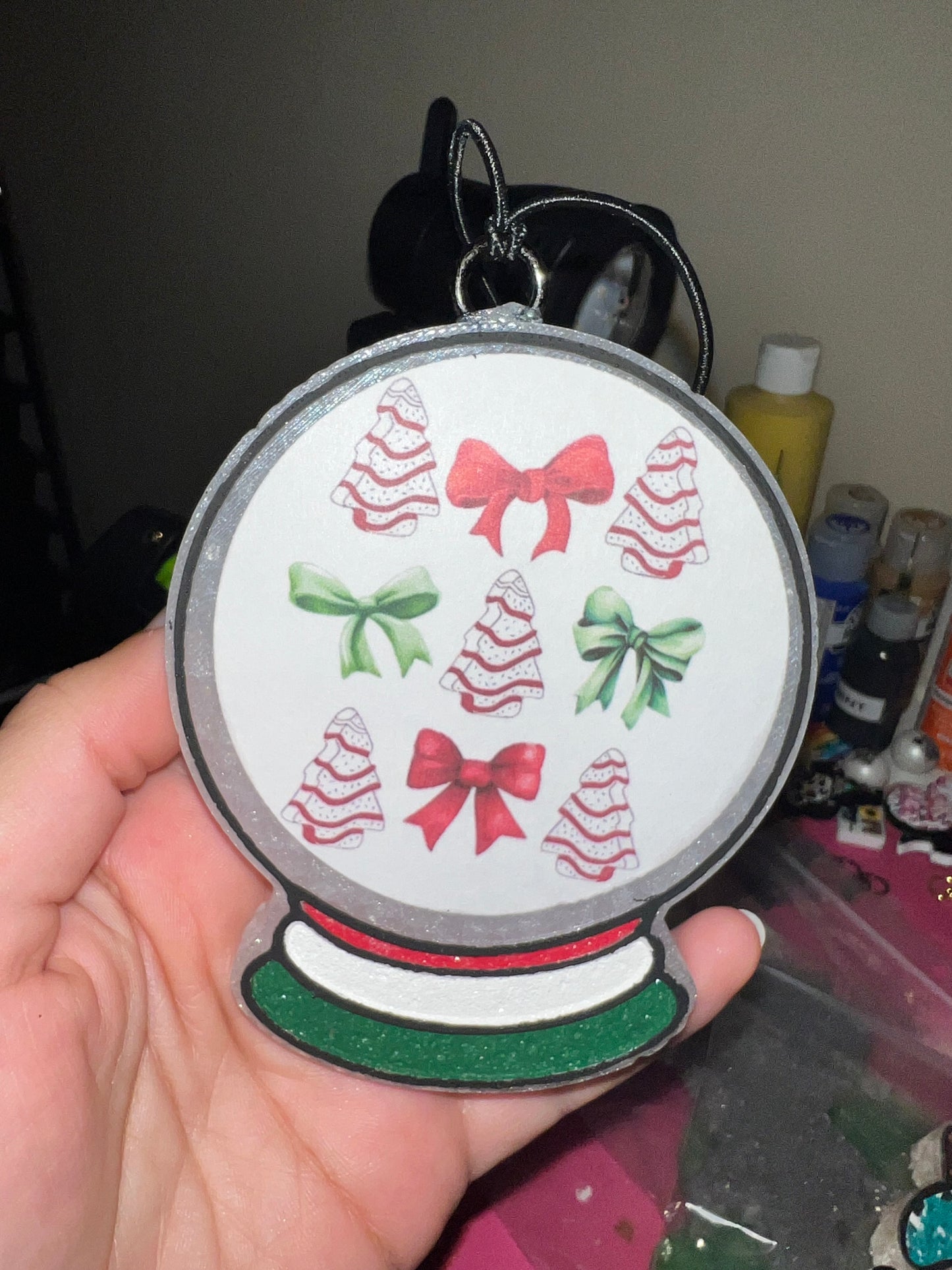 Snowglobe Cardstock Freshie